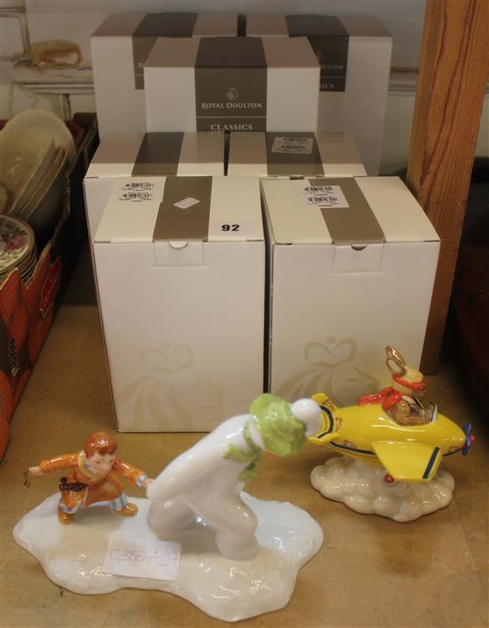 7 Royal Doulton classics figures